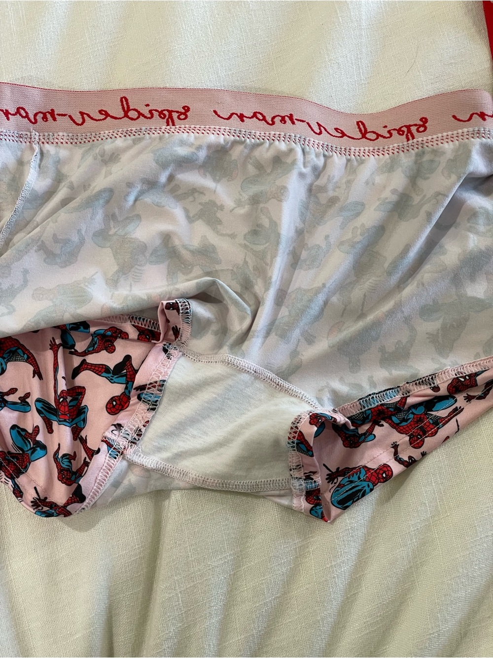 Marvel Pink & Red Spider-Man Bralette and Shorts Set - Picture 5 of 5